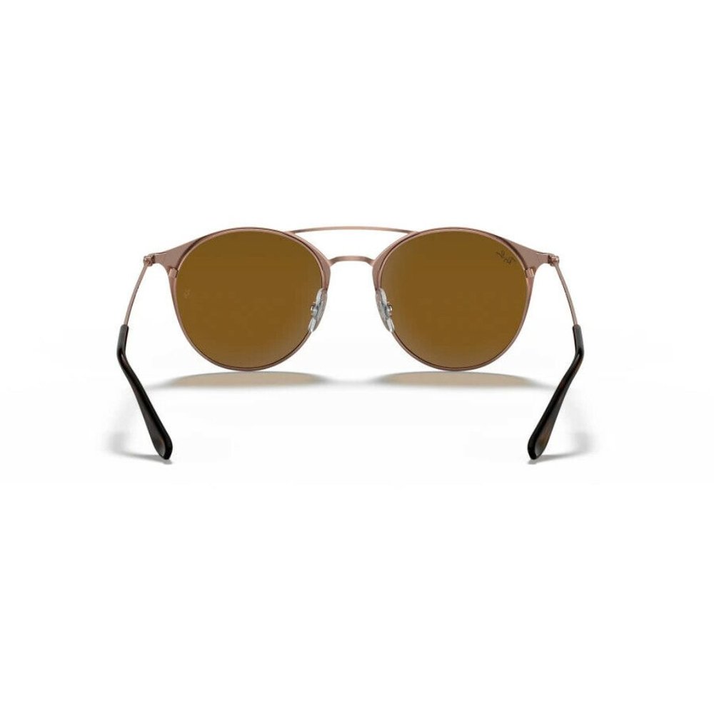 Ray-Ban Havana & Brown Aviator Unisex Uv Blocking Rb3546 9074 Sunglasses - Picture 4 of 6